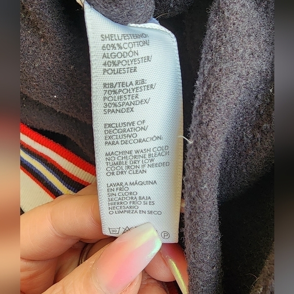 Rebecca Minkoff Women's Red striped and black sweater size Xs. - Picture 4 of 7